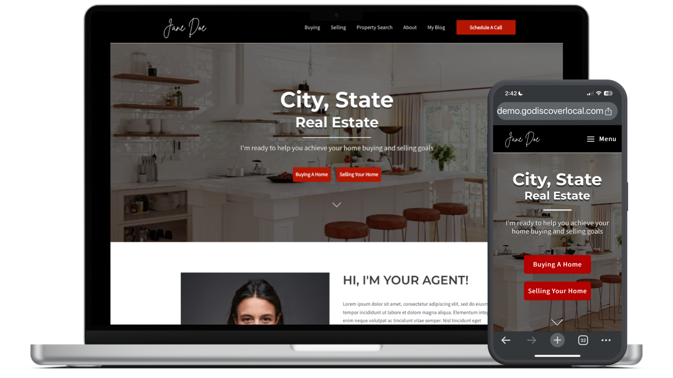 DiscoverLocal - Real Estate Agent Websites